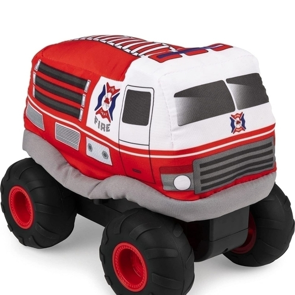 PLUSH Power RC, Remote Control Fire Truck with Soft Body and 2-Way Steering - Picture 11 of 12
